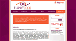 Desktop Screenshot of eunet2000.hu